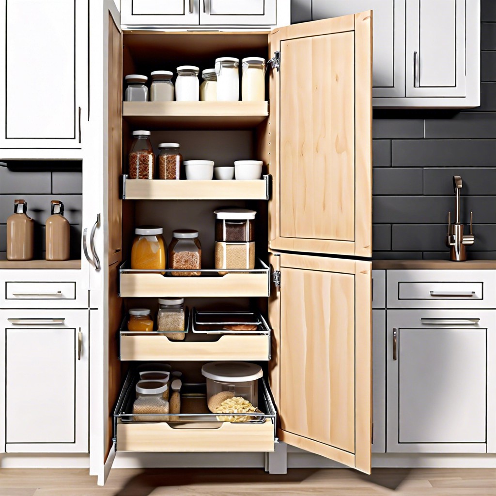 pull out pantry shelves