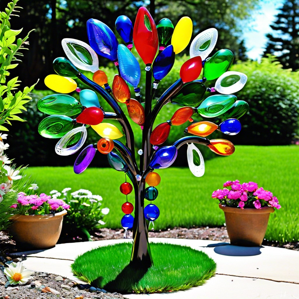 recycled bottle tree