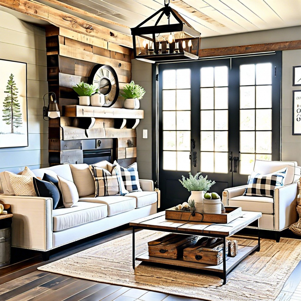 rustic farmhouse with reclaimed wood