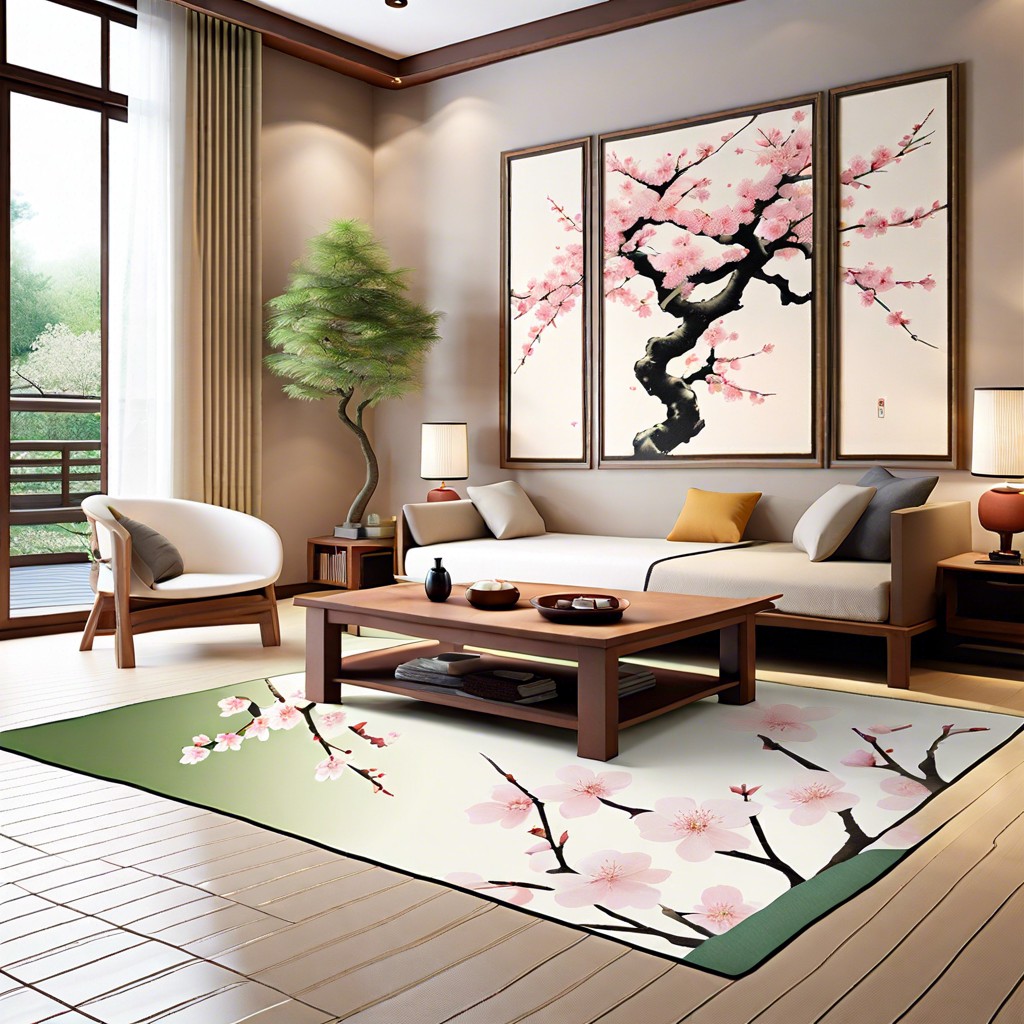 sakura blossom print