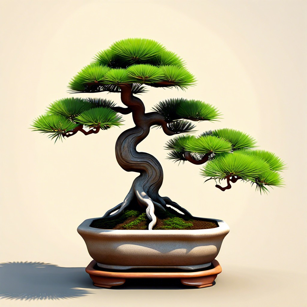 small potted bonsai tree