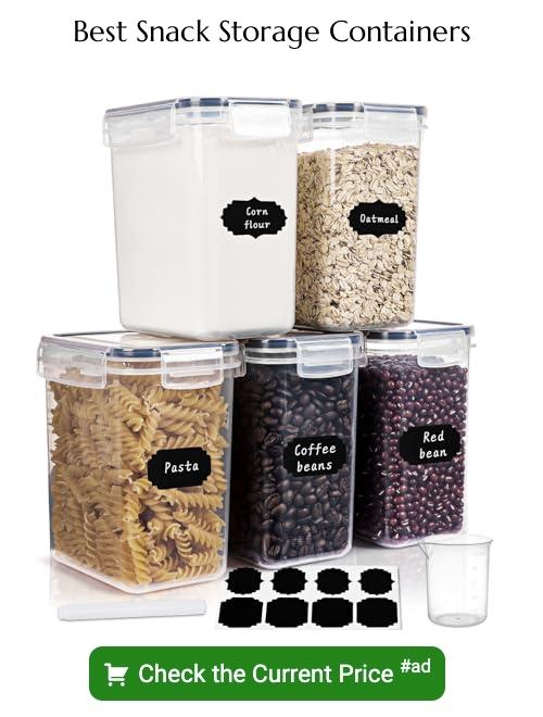 snack storage containers