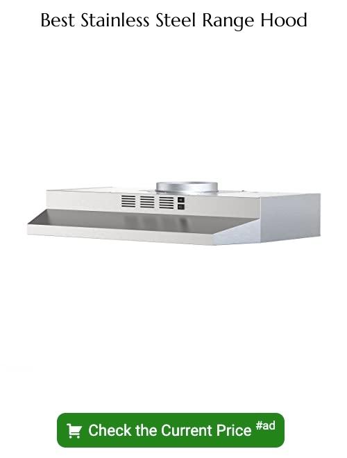 stainless steel range hood