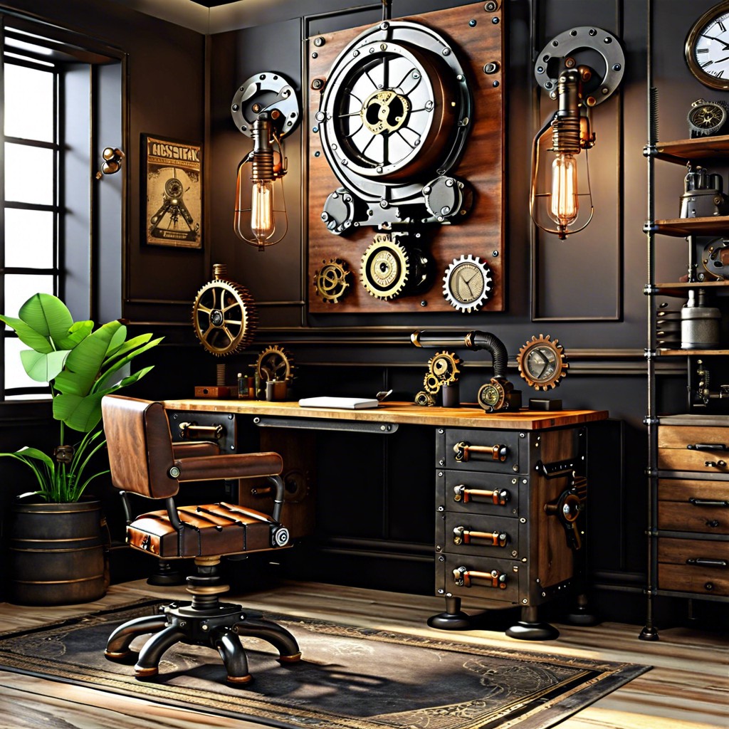 steampunk inspired space