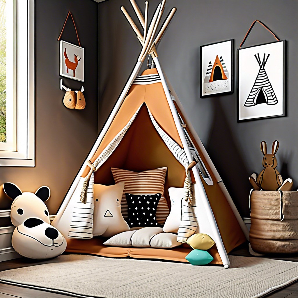 teepee reading nook