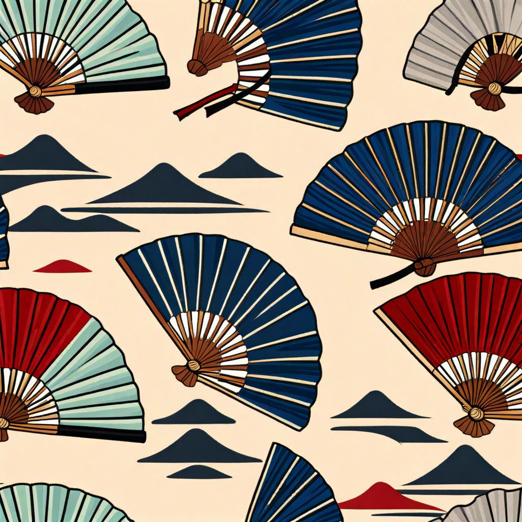 traditional fan motifs