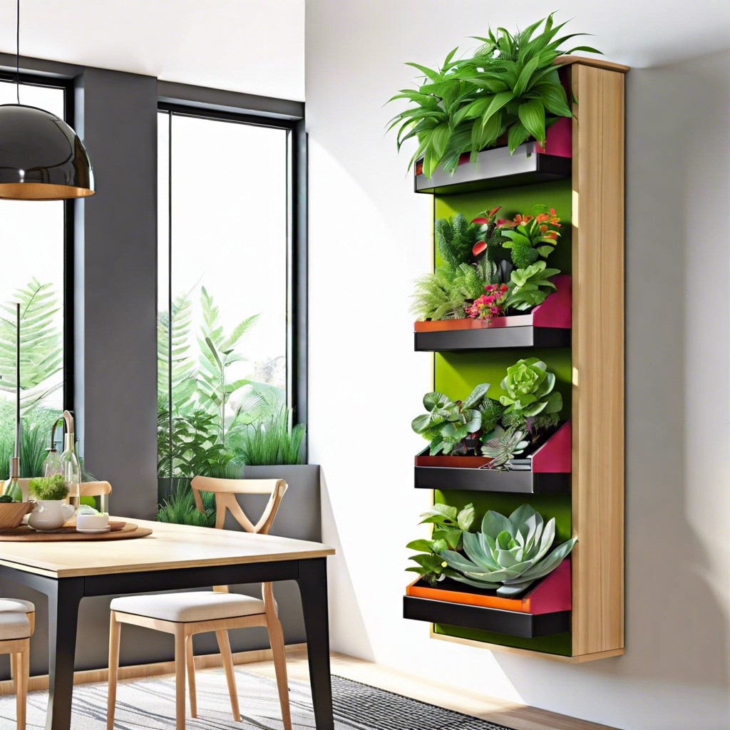 vertical garden shelf