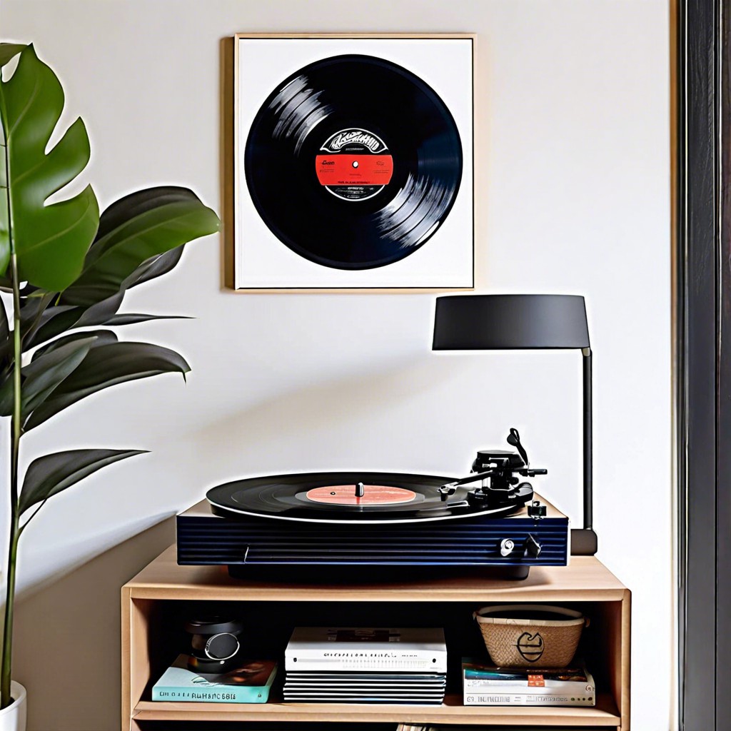 vinyl record display