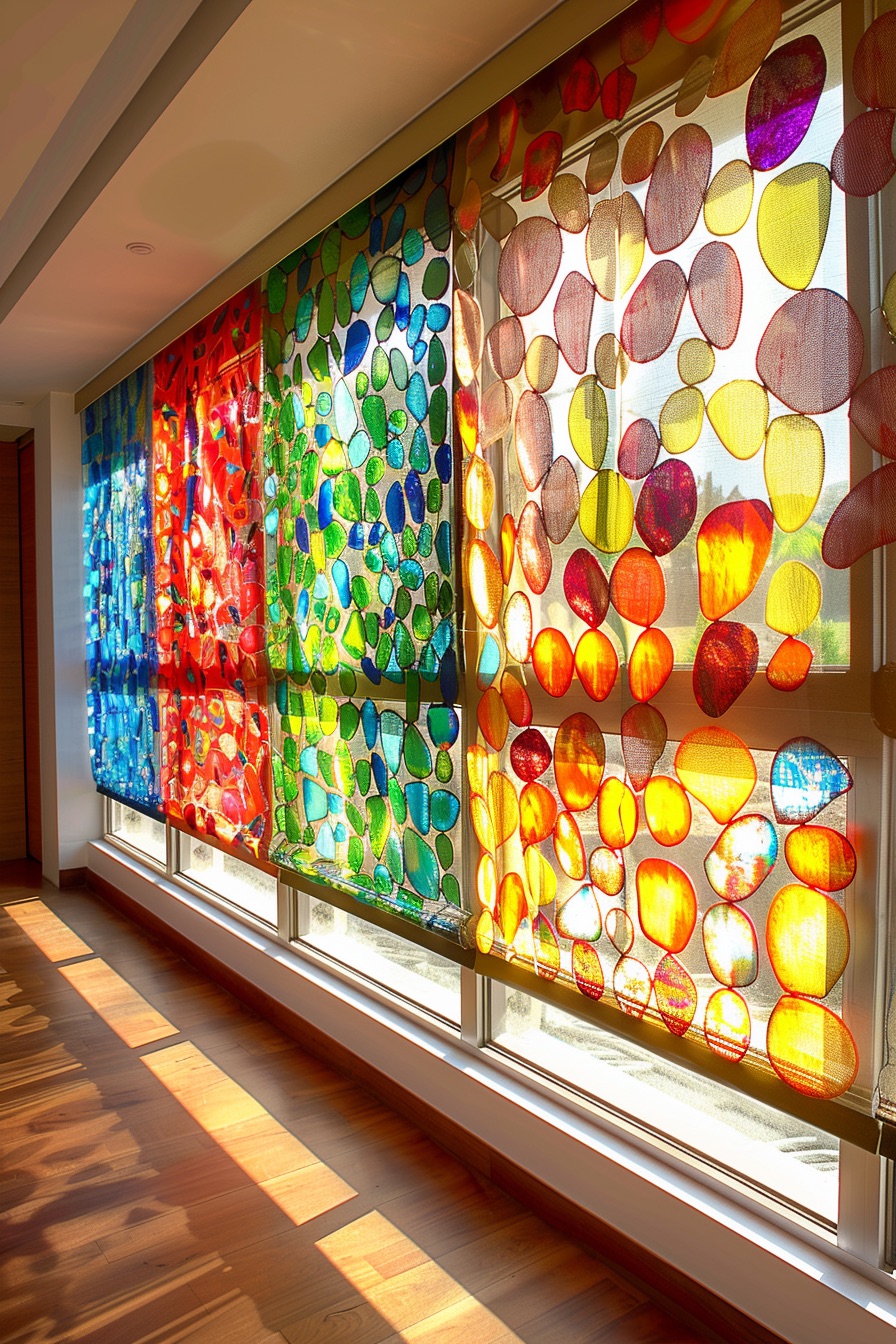 stained glass effect shades