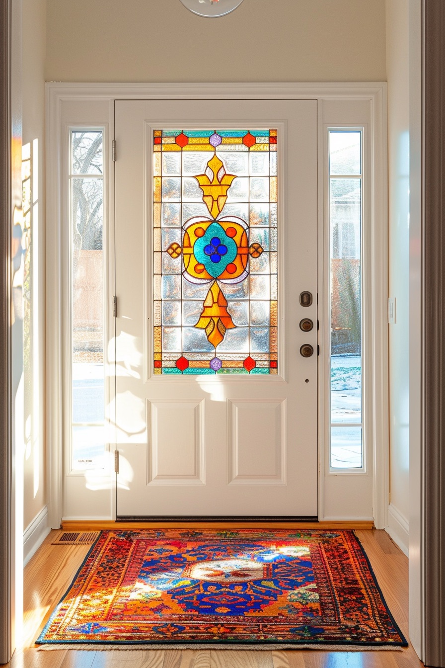 moroccan door glass decor