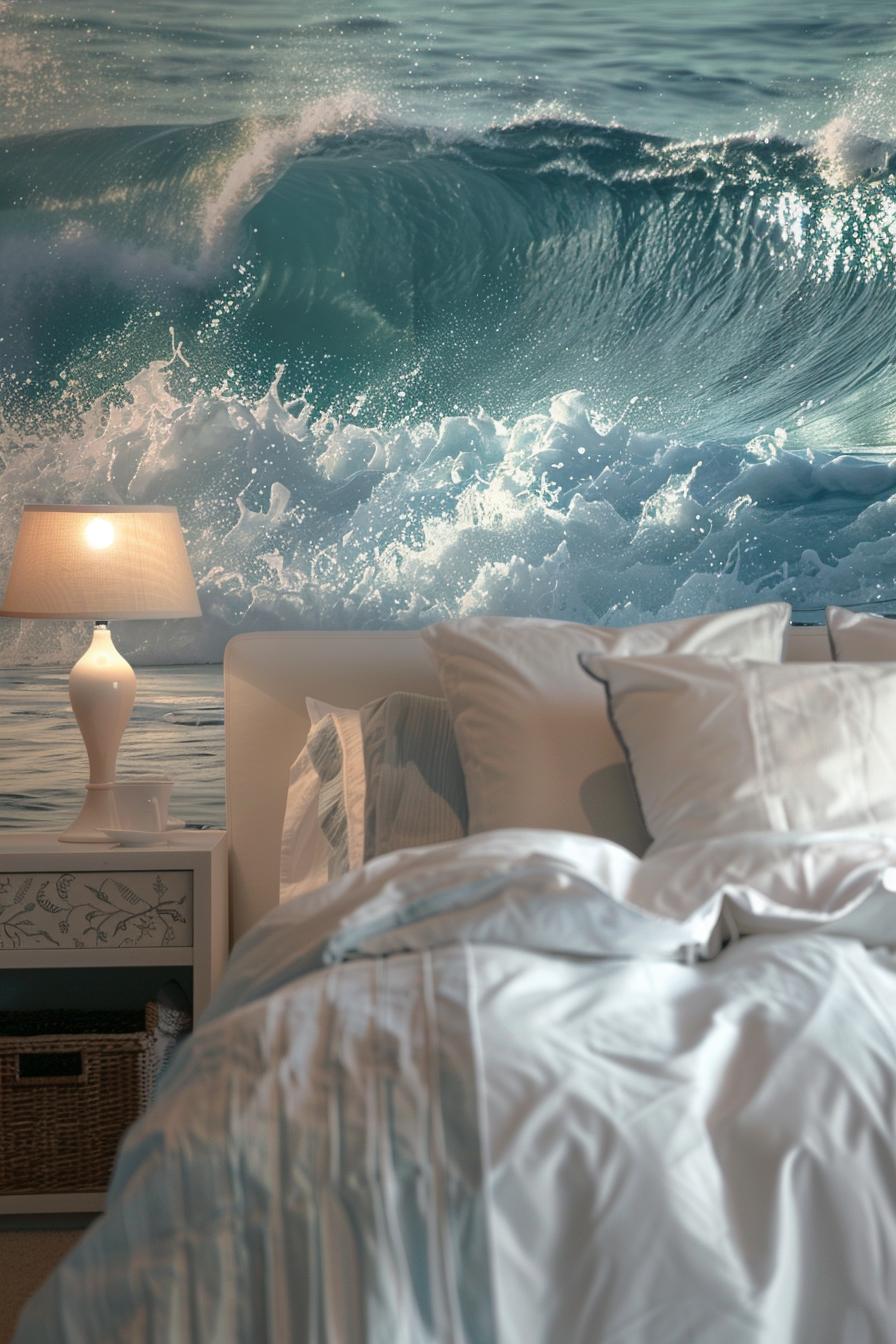 ocean photo mural
