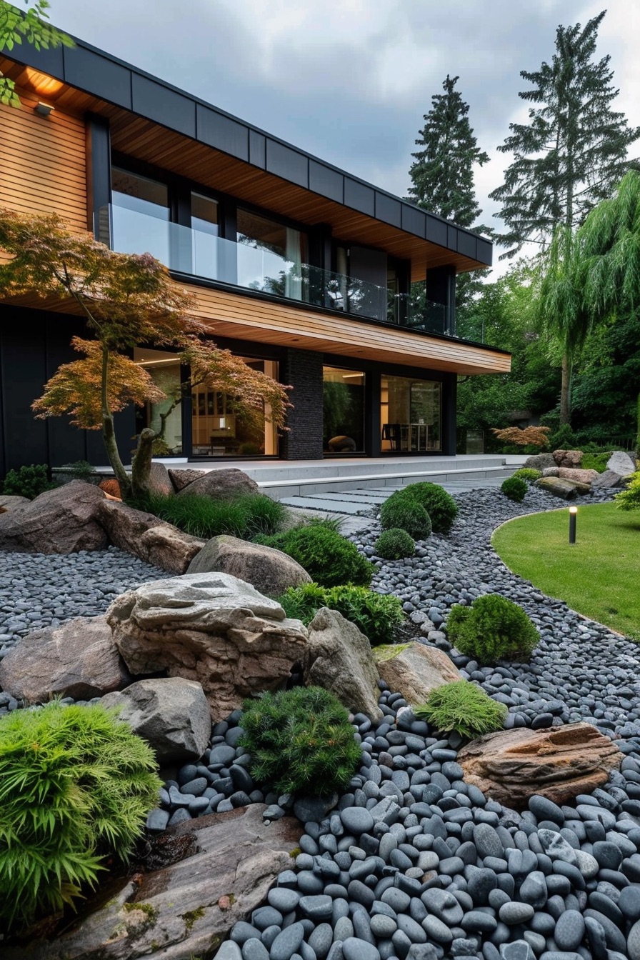 landscaping design zen rock garden 1