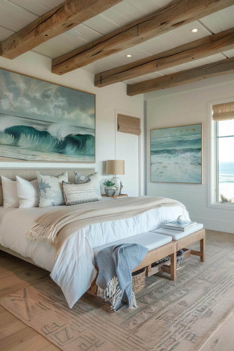 78 Coastal Bedroom Decorating Ideas for a Tranquil Retreat