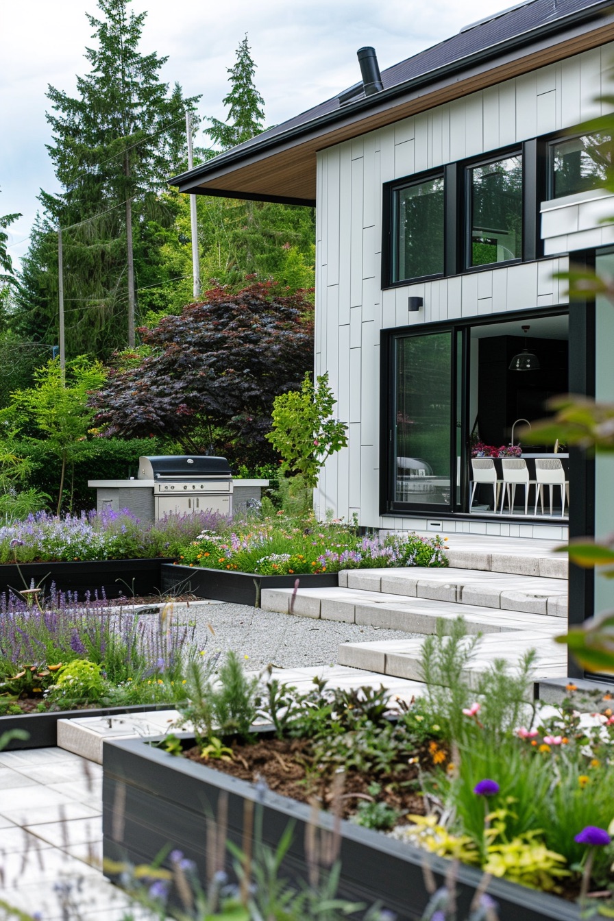 landscaping design outdoor kitchen 1
