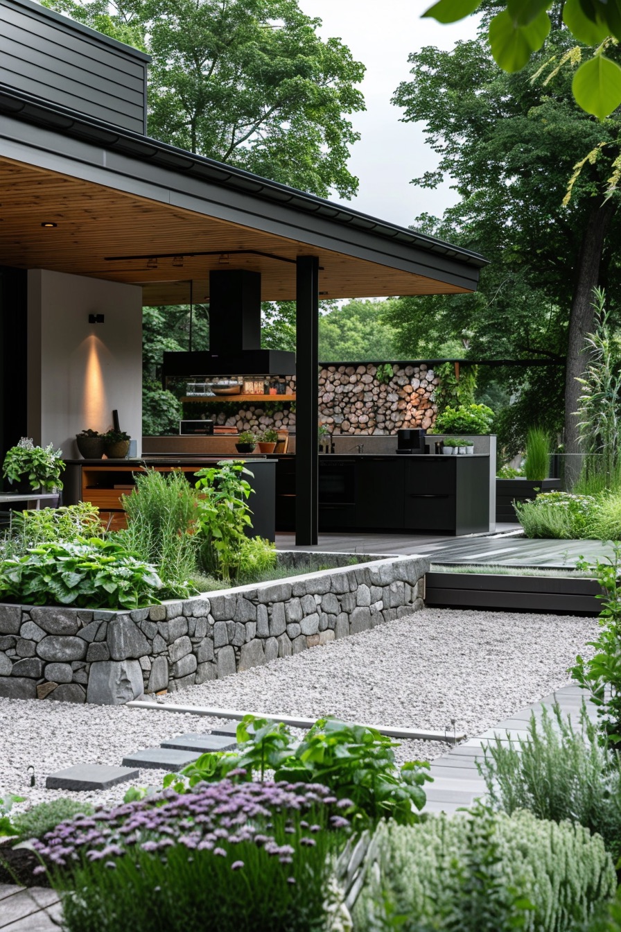 landscaping design outdoor kitchen 3