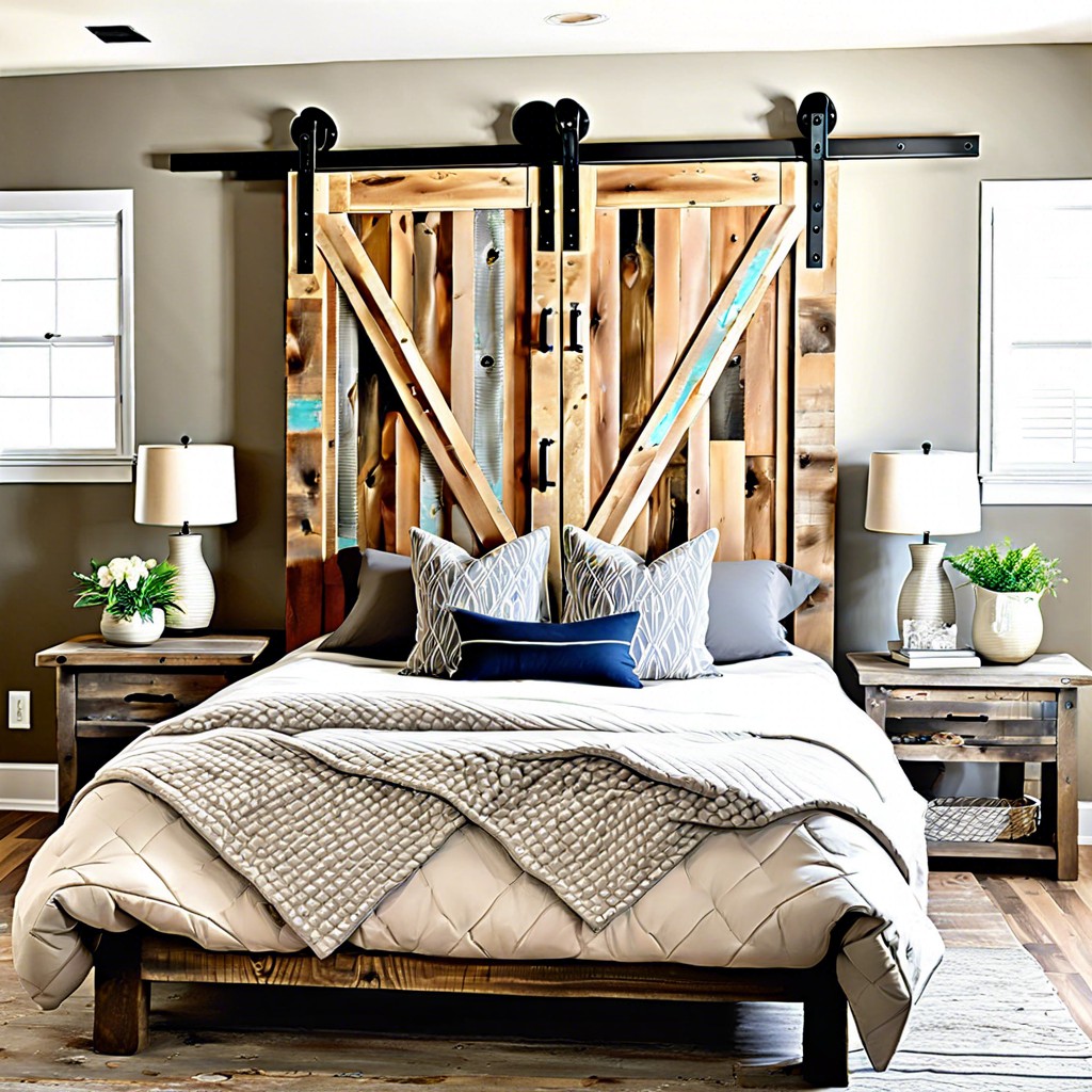 barn door headboard