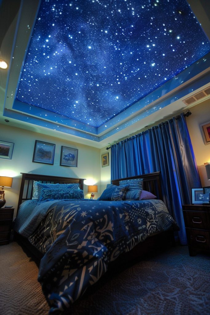 bedroom ceiling stars