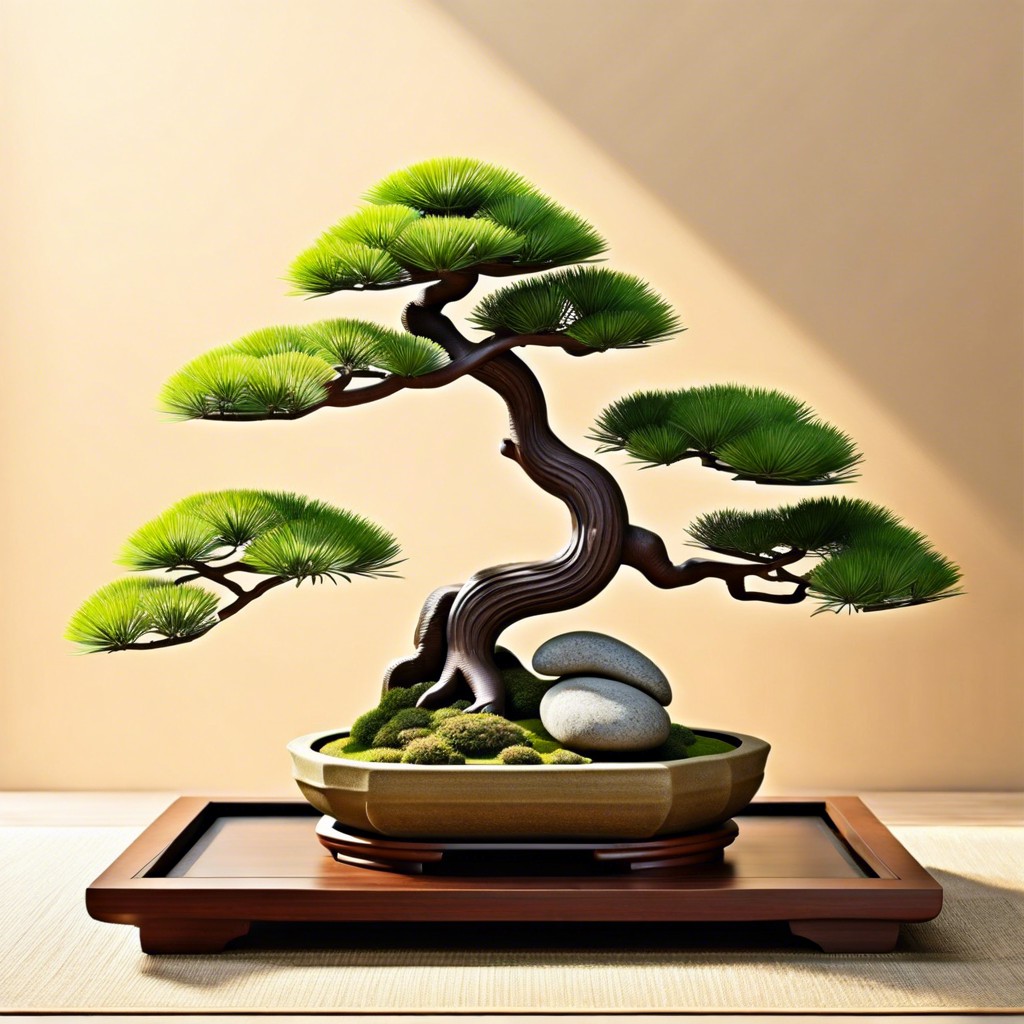 bonsai tree display