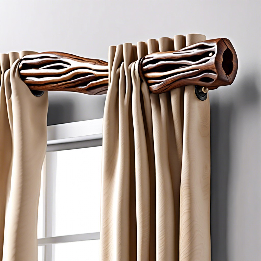 branch curtain rods