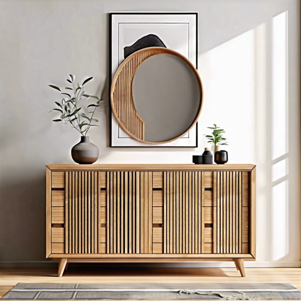 compact vertical slat dresser