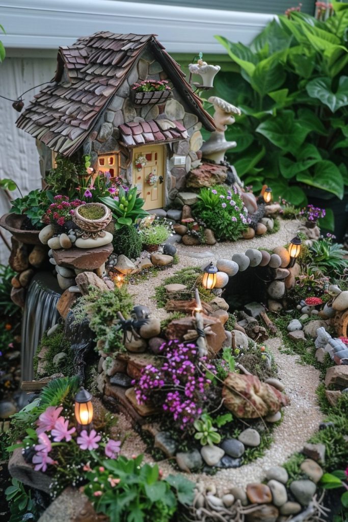 fairy garden display