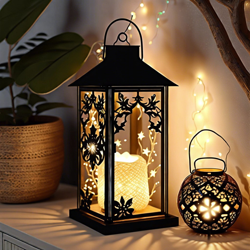 fairy light lanterns