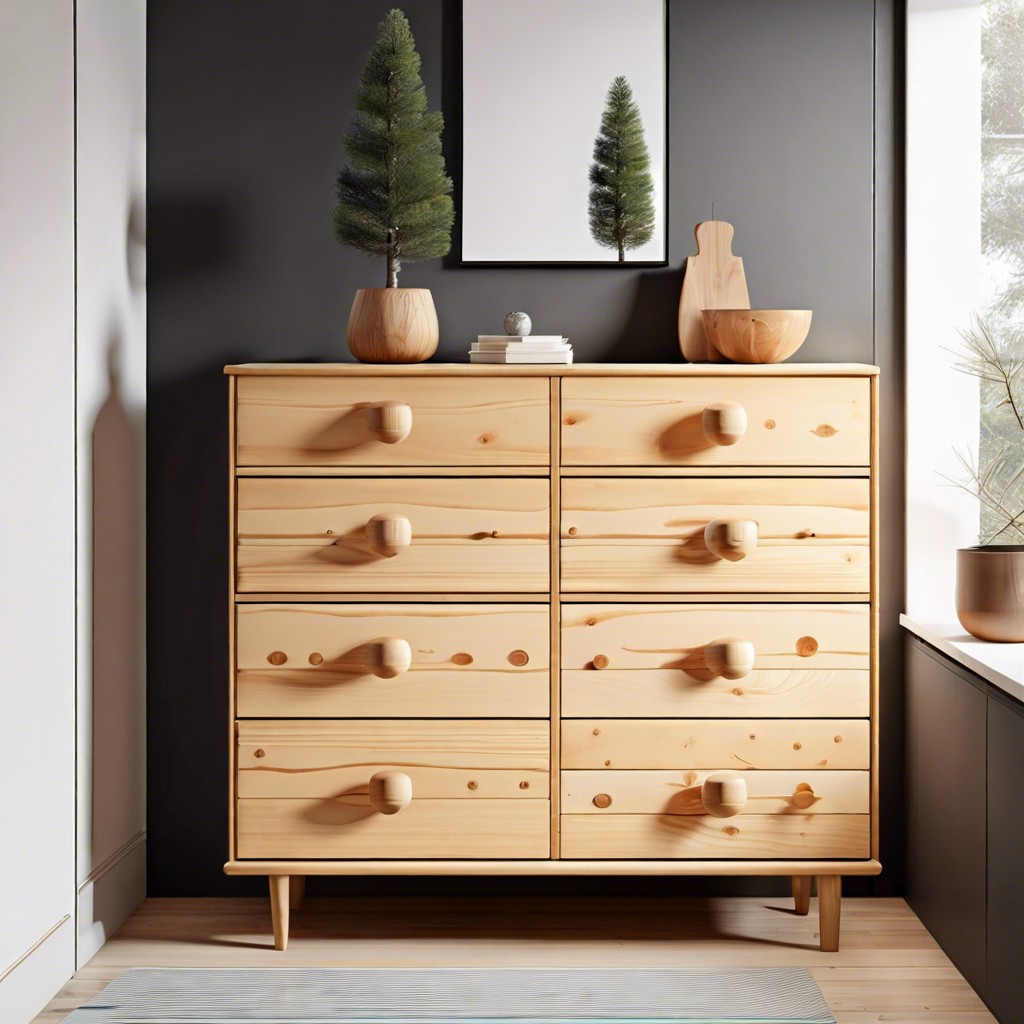 knot free pine dresser