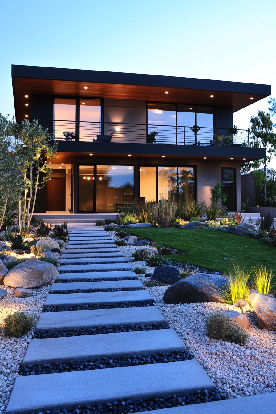 front yard design zen garden 1