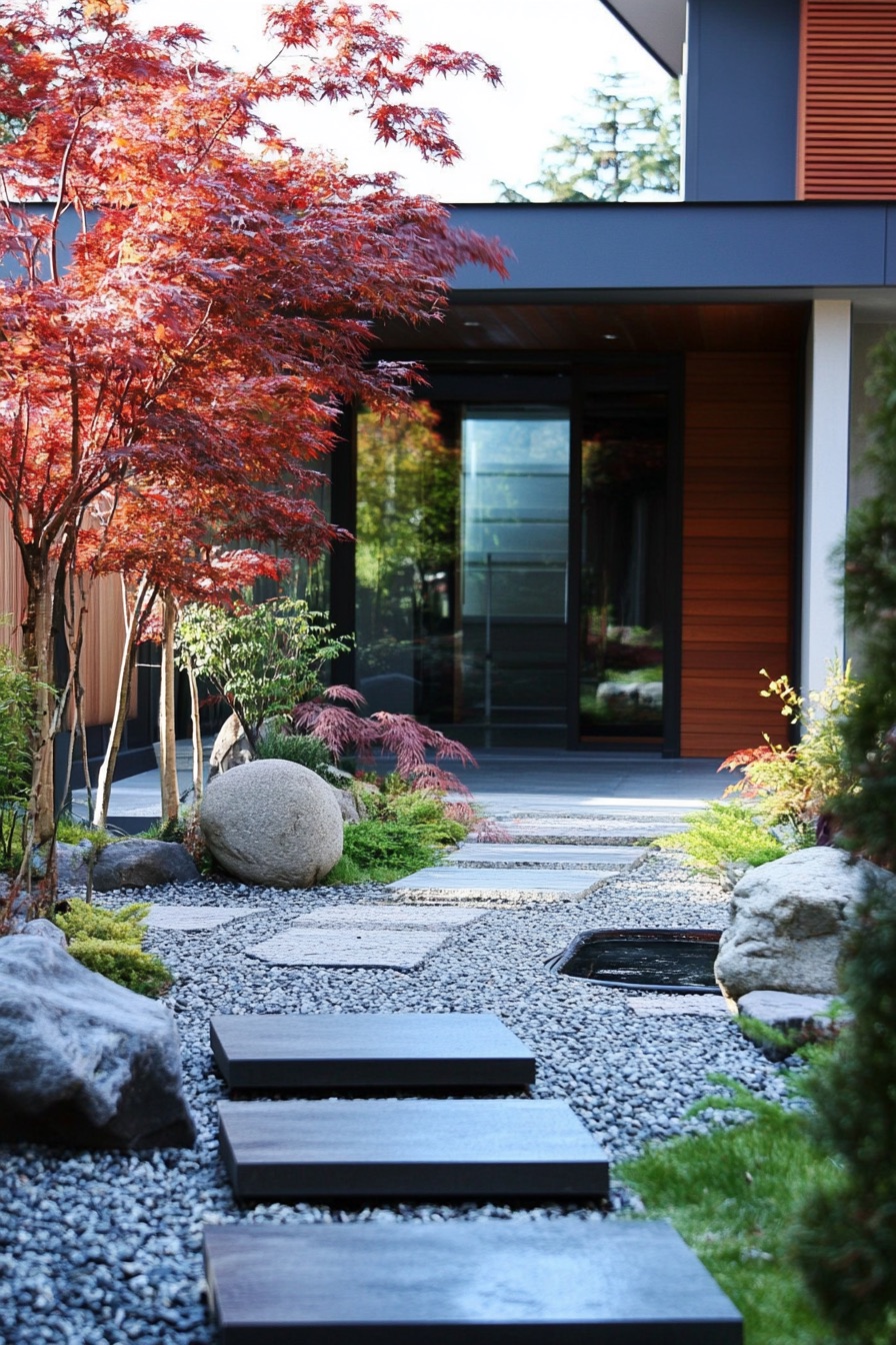 front yard design zen garden 4