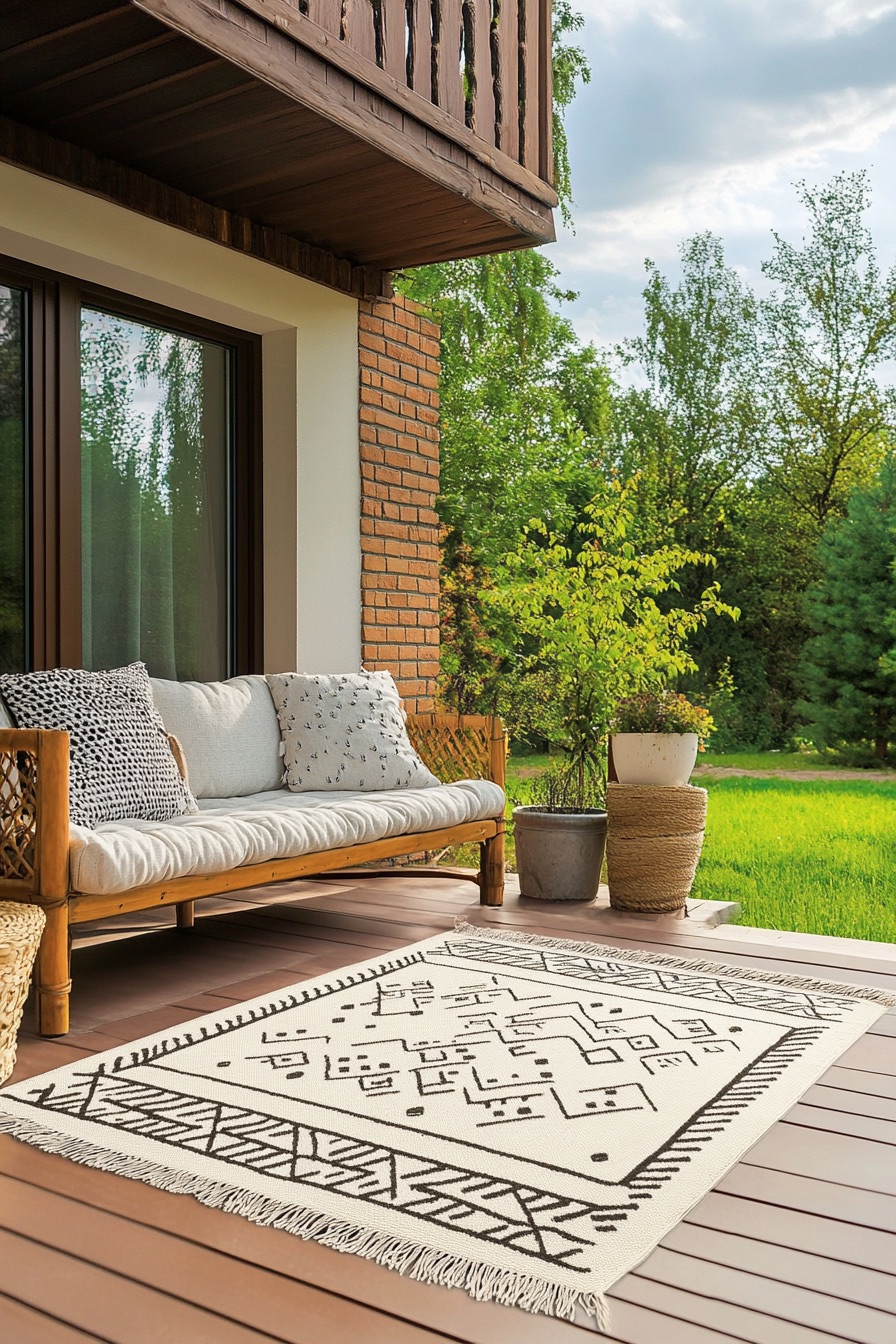 outdoor patio area rug 1