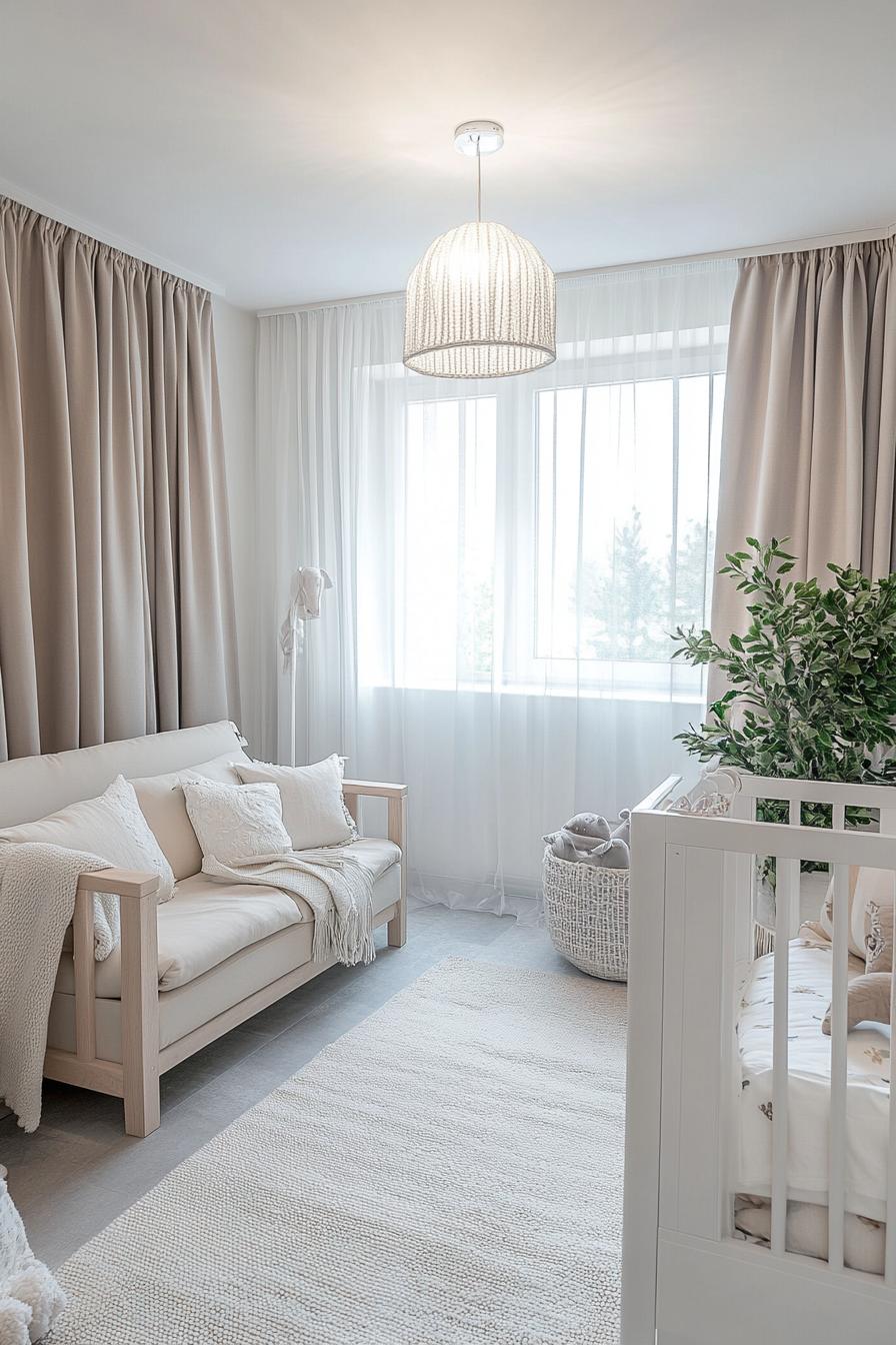 stunningly unique detailed scandinavian nursery interior 3