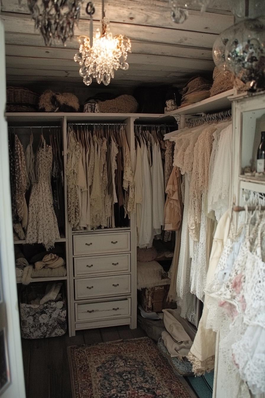 chic bedroom closet organizer