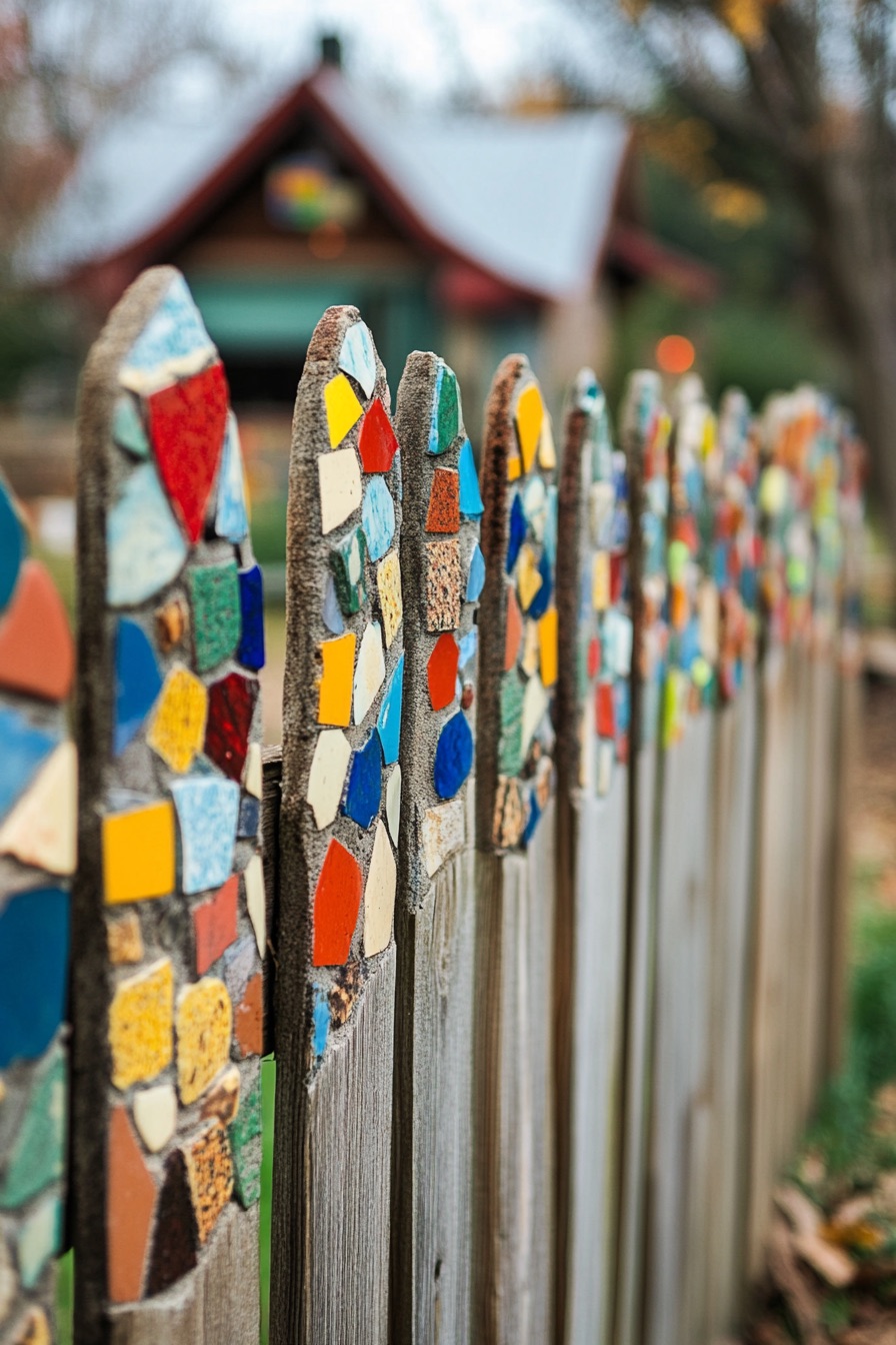 mosaic color fence 2