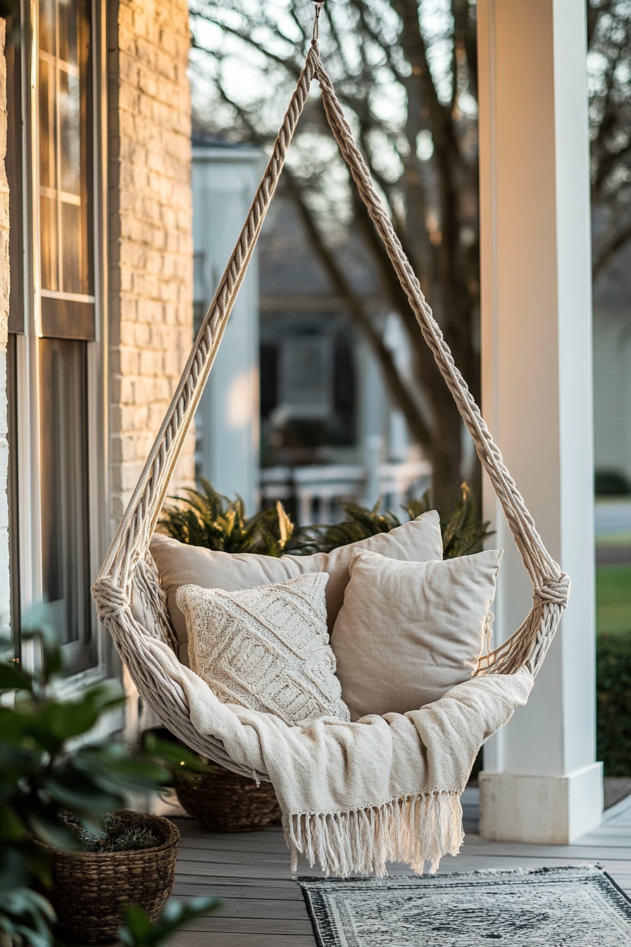 outdoor patio hanging chair 4