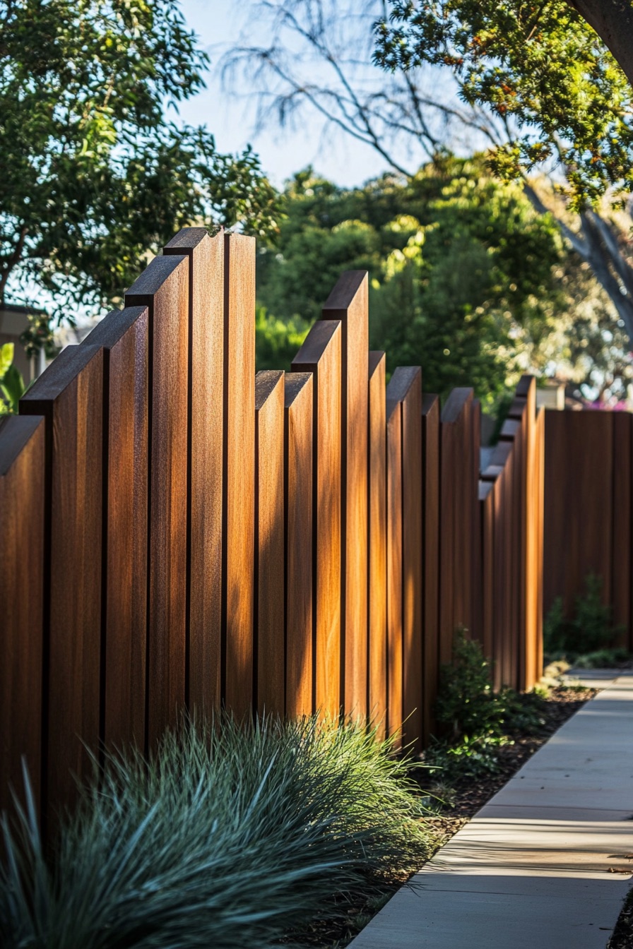 wooden fence zigzag 1