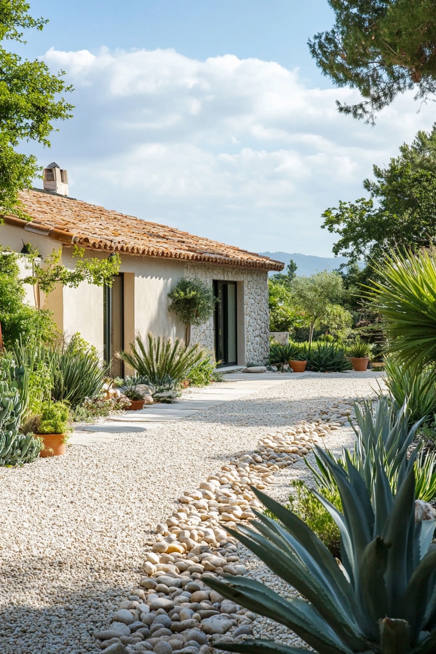 gravel garden mediterranean 1