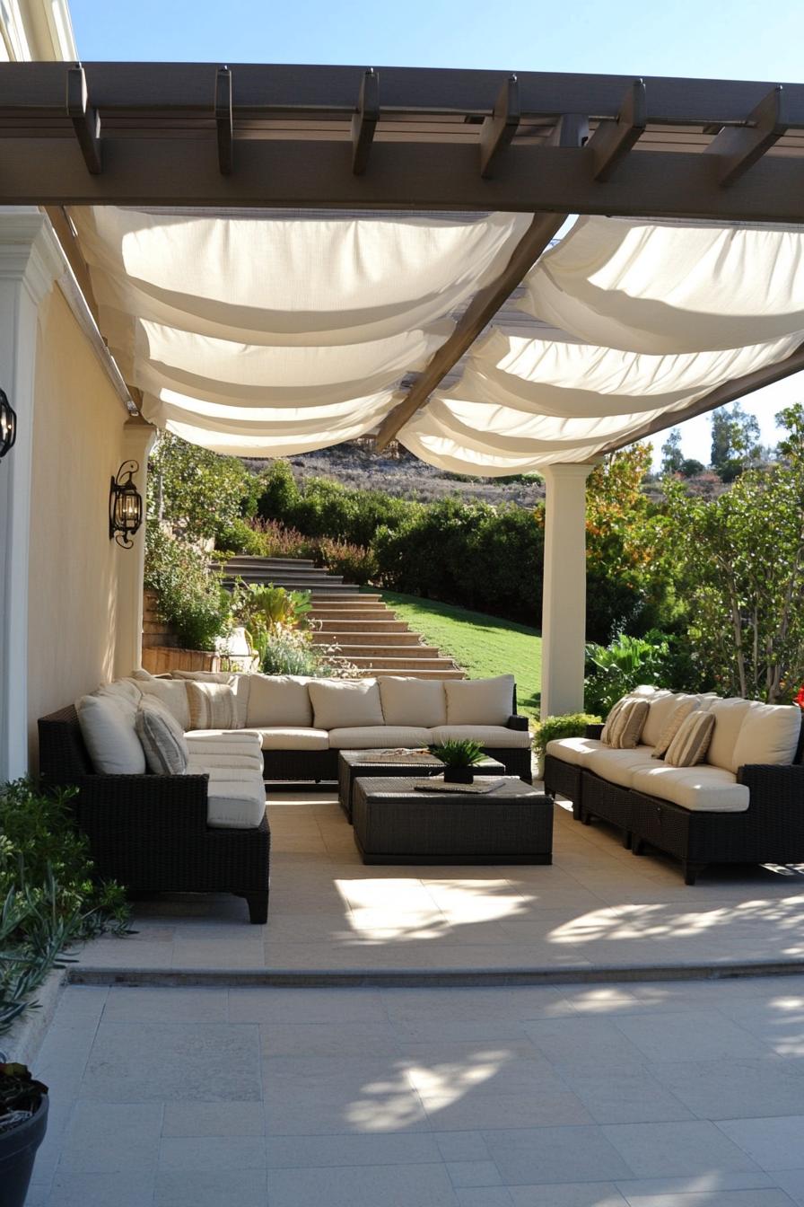 fabric shade patio cover 2