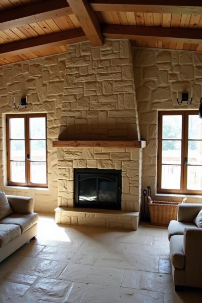 42 Rustic Farmhouse Fireplaces That Steal the Show