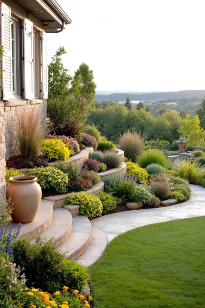 19 Terraced Backyard Ideas To Transform Your Outdoor Space