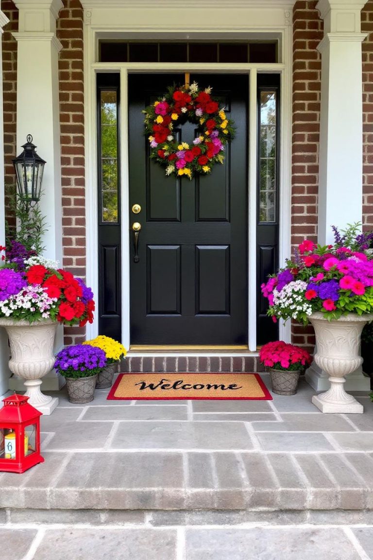 20 Front Porch Flower Pot Ideas for a Welcoming Entryway