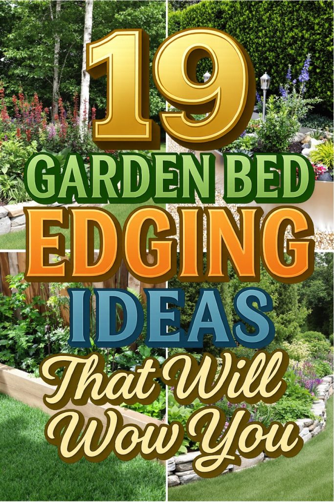 19 garden bed edging ideas