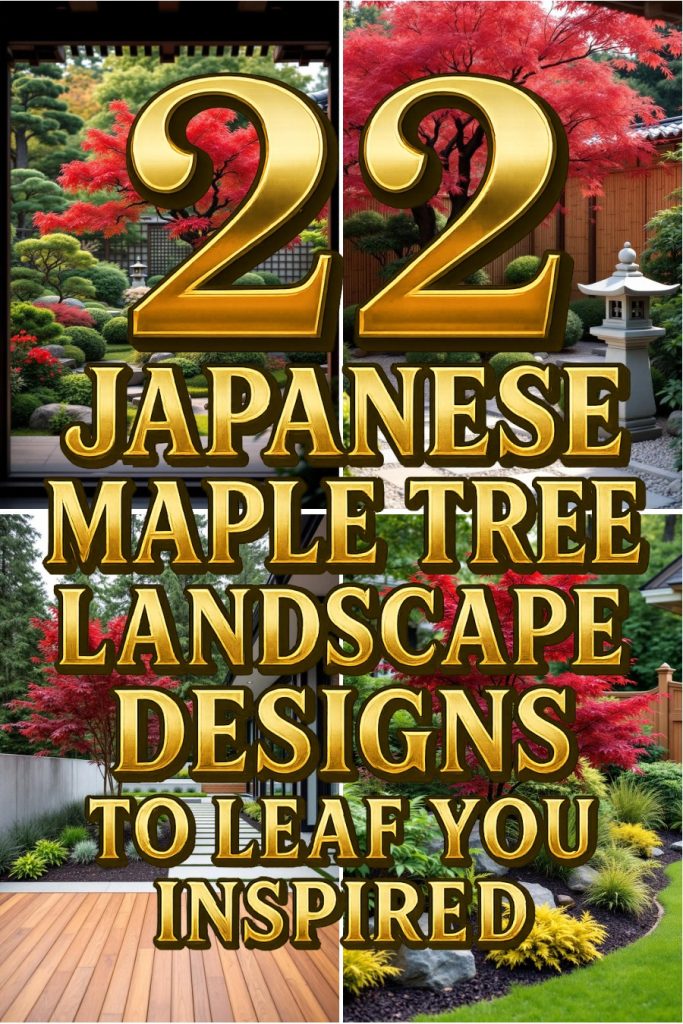 22 japanese maple landscape designs