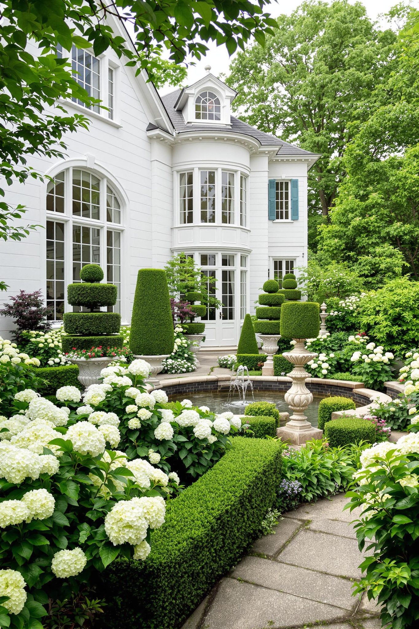 20 Green and White Garden Ideas for Serene Spaces
