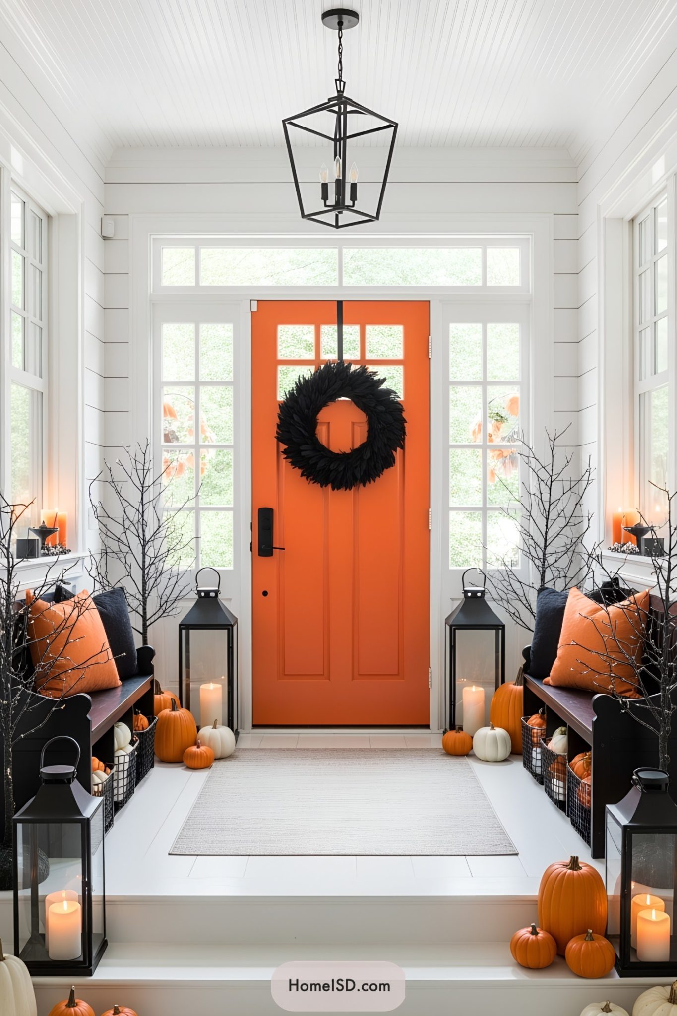 17 Halloween Entryway Ideas That Will Spook Your Socks Off