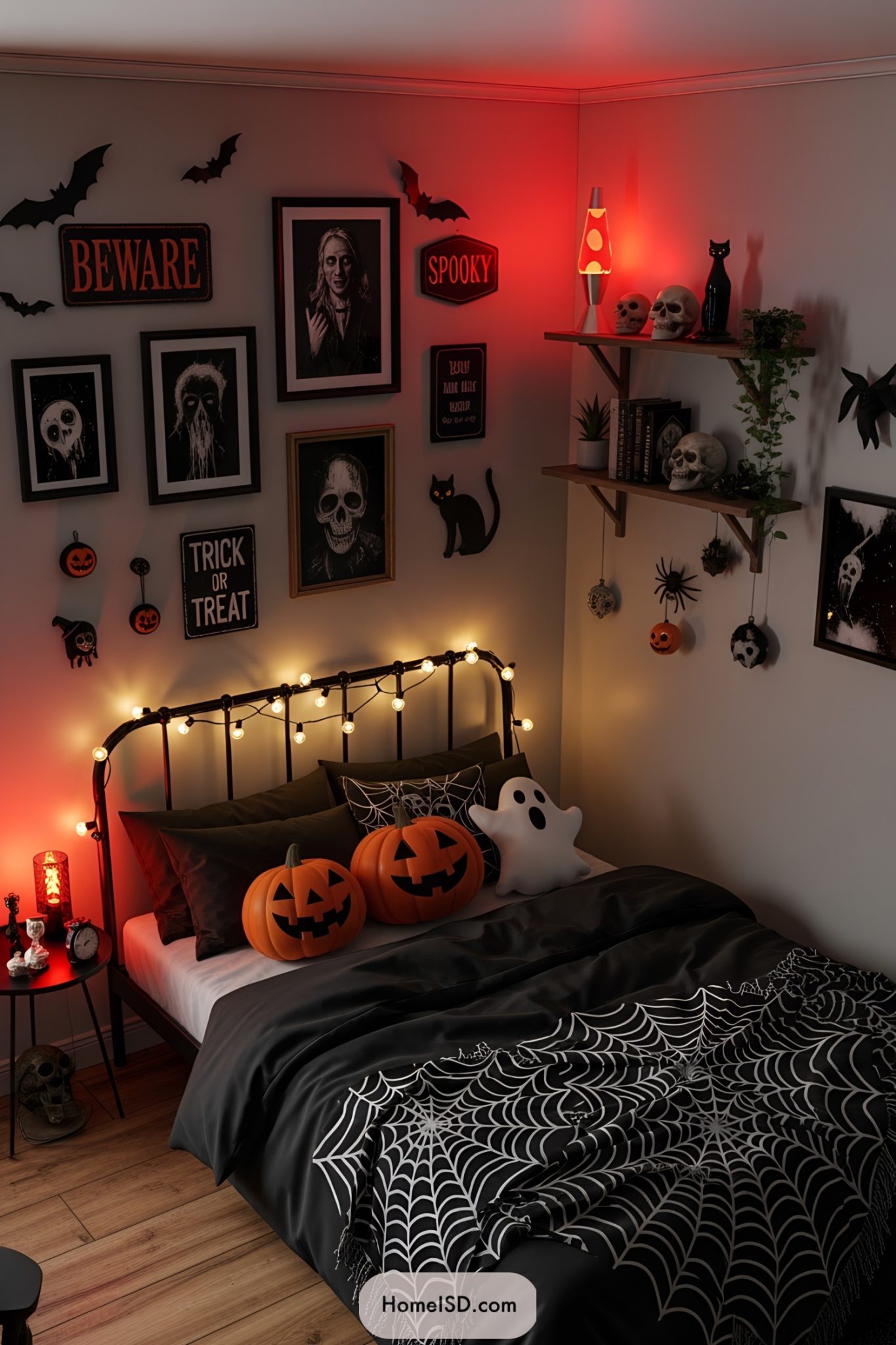 14 Halloween Bedroom Ideas That Will Haunt Your Dreams