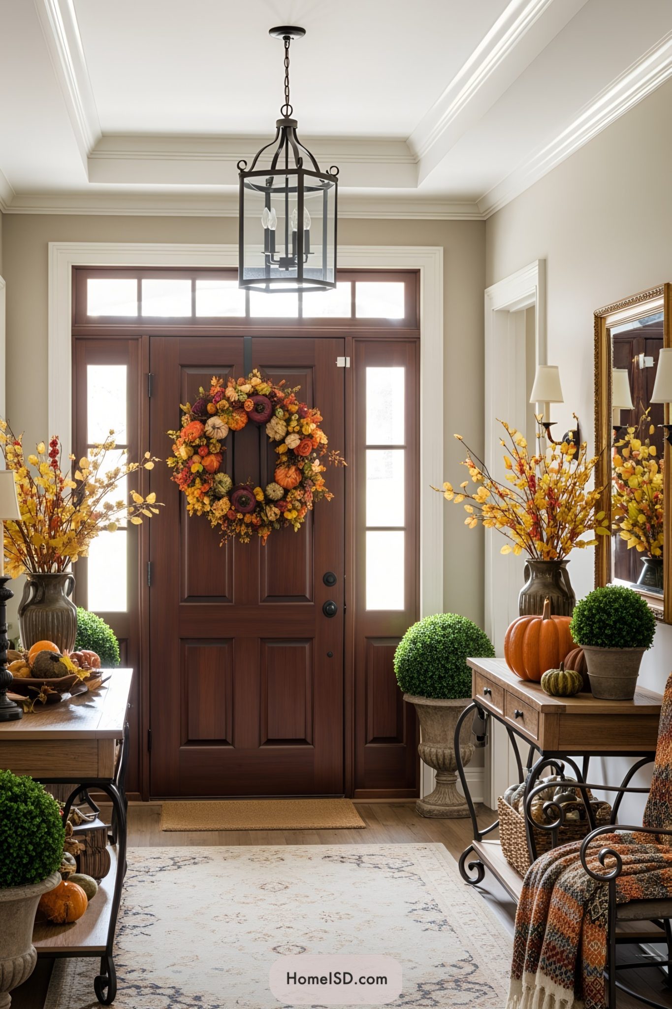 18 Thanksgiving Wreaths to Wow Your Door for the Festivities