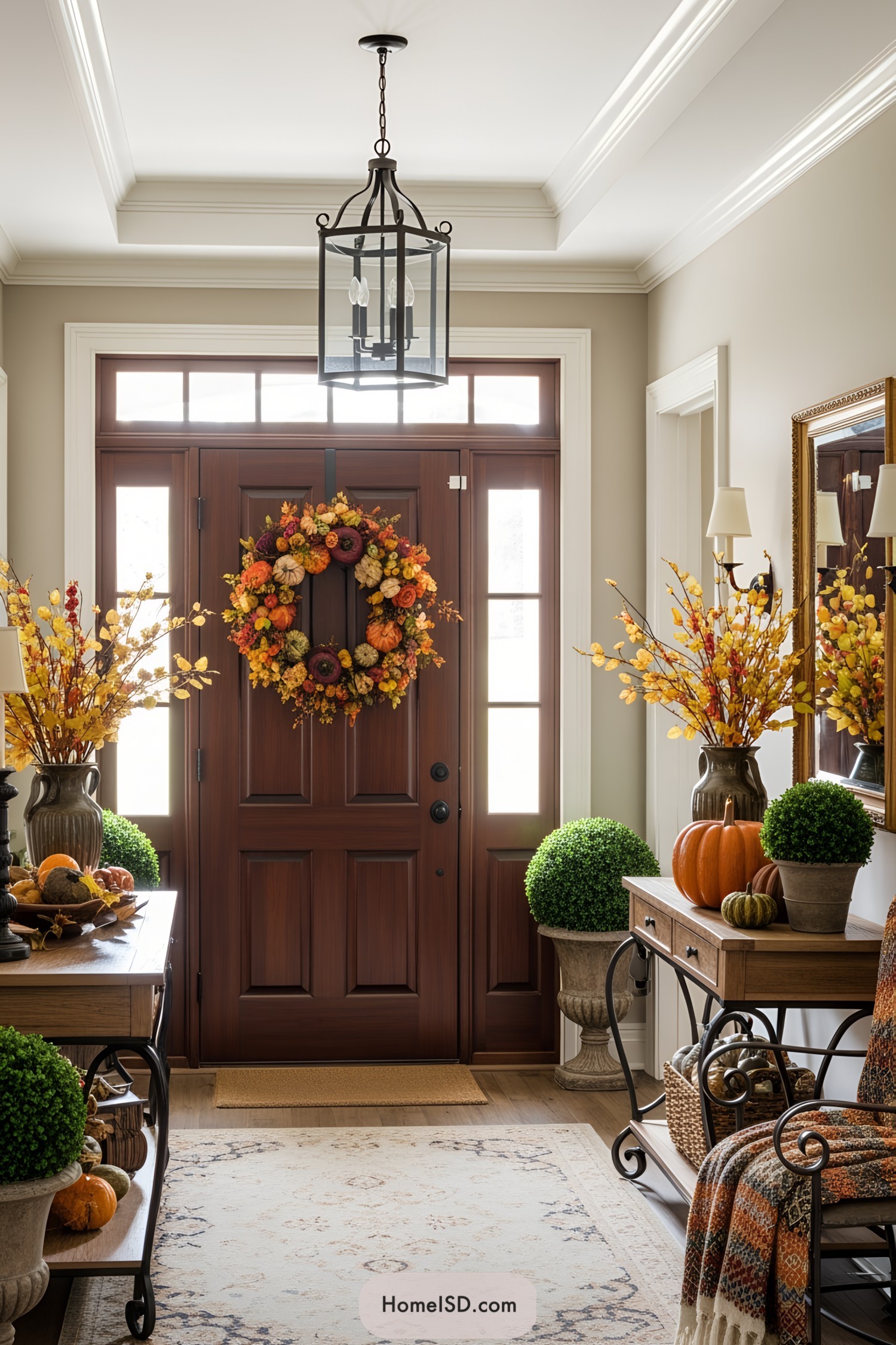 18 Thanksgiving Wreaths to Wow Your Door for the Festivities