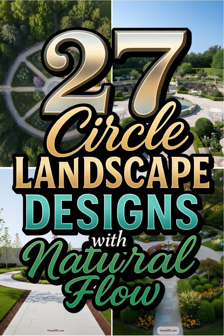27 Circle Landscape Designs with Natural Flow