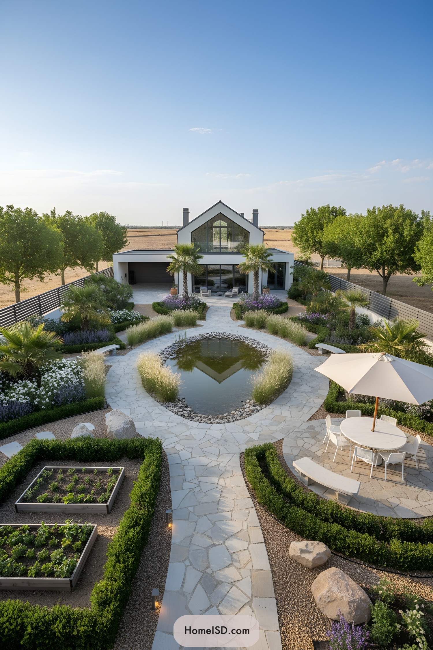 24 Modern Villa Landscape Designs That Merge Concrete with Nature