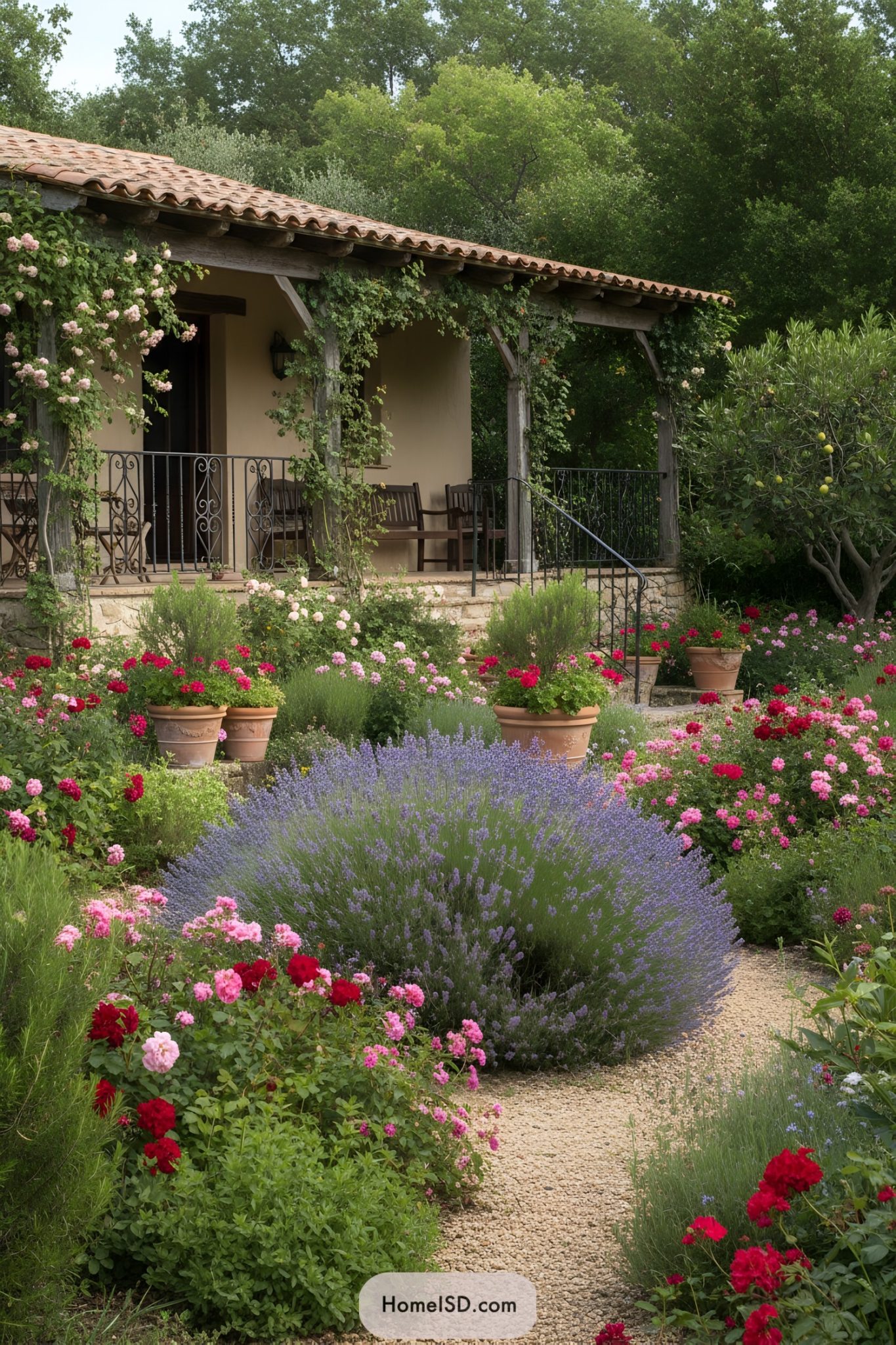 27 Stunning Mediterranean Cottage Gardens You'll Love